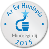 Év Honlapja Minőségi díj 2015